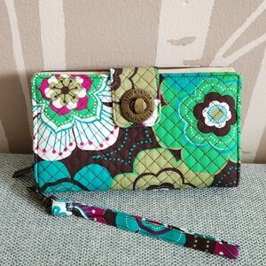 Floral Multicolor Wristlet Wallet